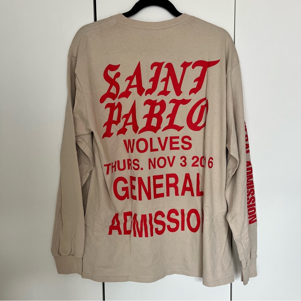 SAINT PABLO TOUR LONGSLEEVE T-SHIRT
